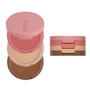 Kaja Radiant Trio Bronzer & Contour Set - Cloud Latte